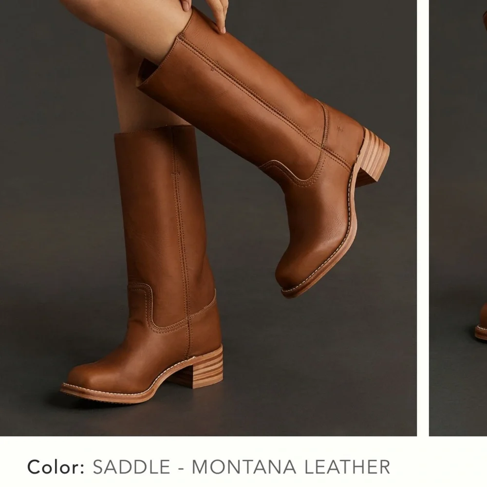 Frye Campus 14L boot in Saddle Montana Leather - Picture 1 of 13